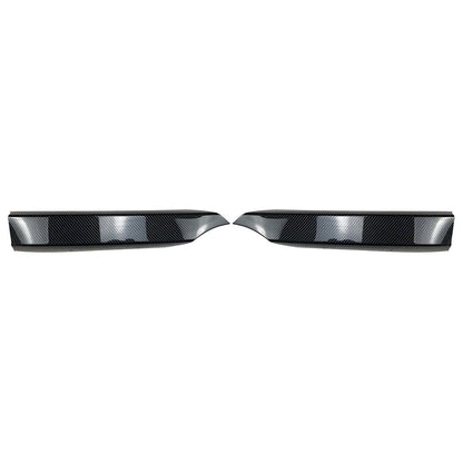 Front Bumper Side Spoiler Lip Carbon Fiber For BMW 1 Series E82 E88 M-Tech 08-13