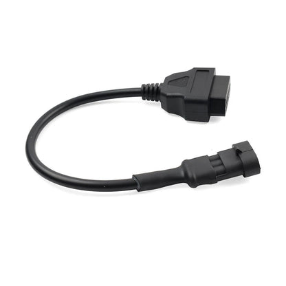 1x Motorcycle 3 pin To 16pin OBD2 Diagnostic Cable Adapter Connector For Cfmoto