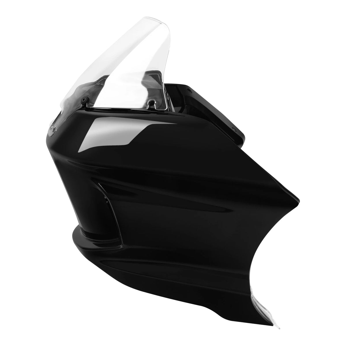 Black Headlight Fairing Windshield Bracket For Harley FXLRST LOW RIDER ST 22-25
