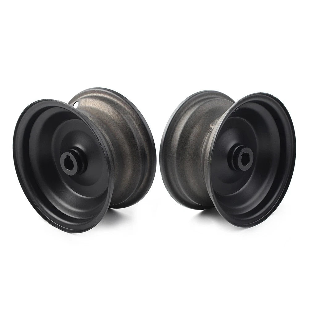 6" 145/70-6 IN Rear Wheel Rim Black For GO Kart Off-Road Dirt Pit Bike Aluminum