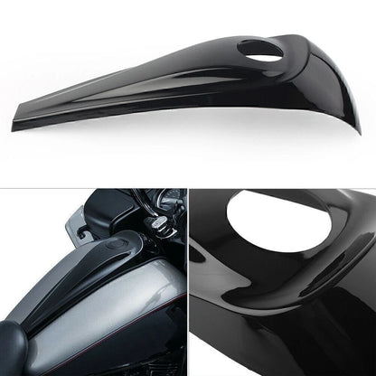 Smooth Dash Fuel Console Cover Black For Harley 2008 - 2017 Glides Road Street