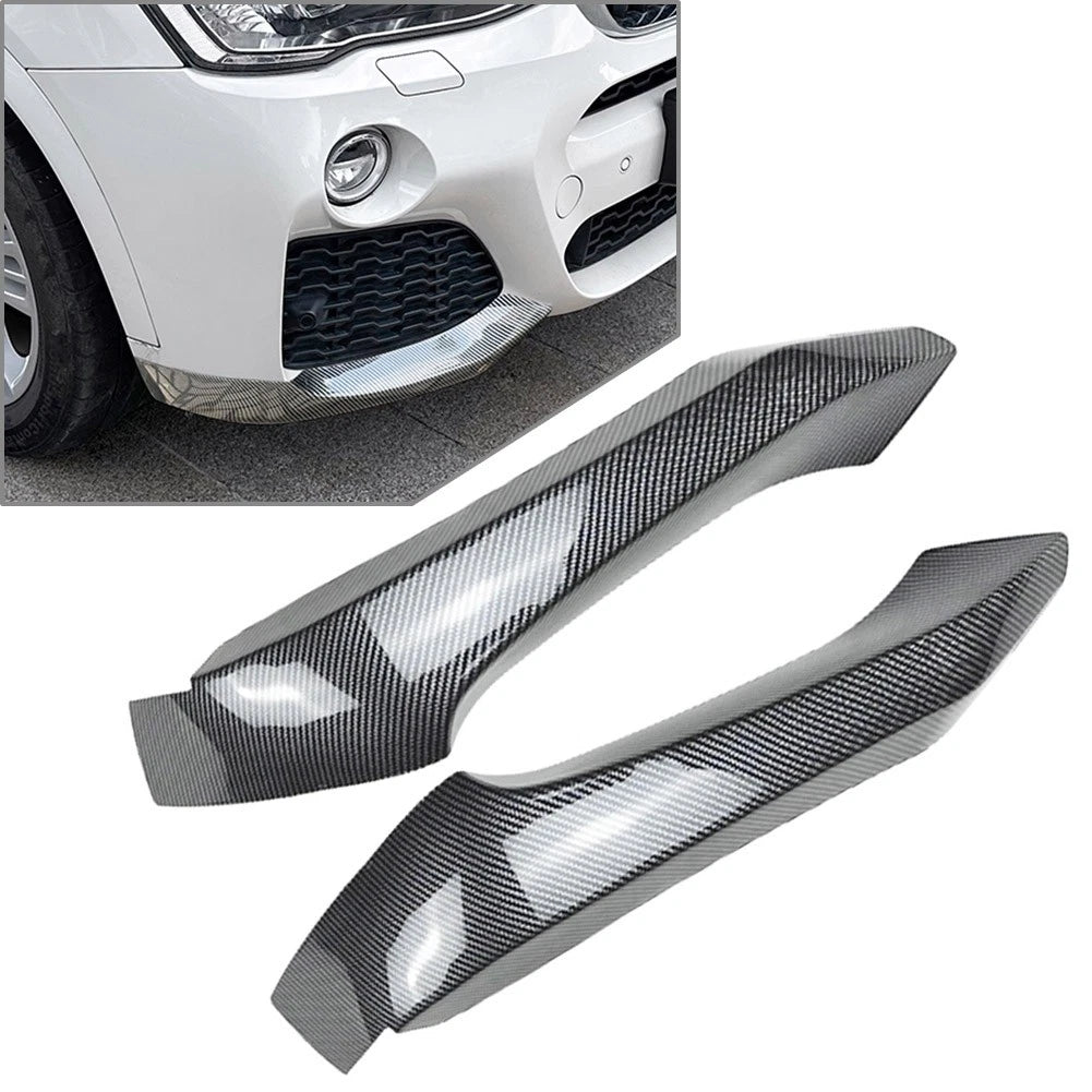US Front Bumper Corner Wrap Angle Splitter For BMW X3 F25 X4 F26 M Sport 14-2018