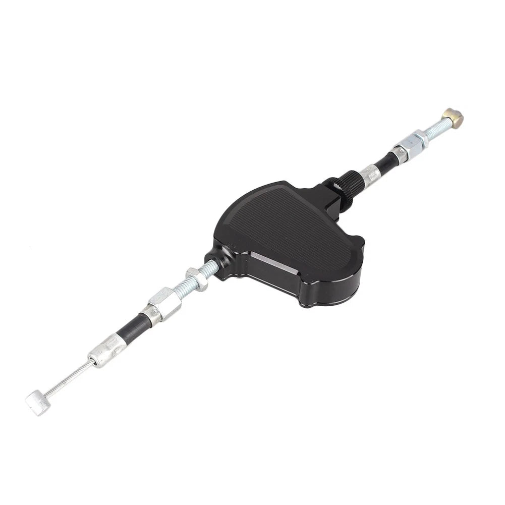Aluminum Stunt Clutch Pull Cable Lever Easy System Fit For Honda Kawasaki Black