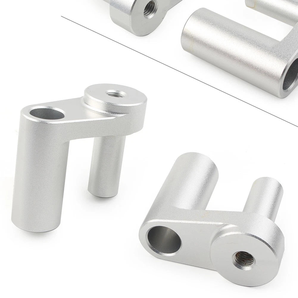 Silver Handlebar Riser Kit Back Move Mount Clamp For BMW R1200RT R1250RT 2014-20