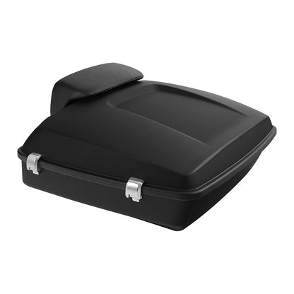 Matte Chopped Trunk Backrest Rack Plate Fit For Harley Touring Glide 2014-2025