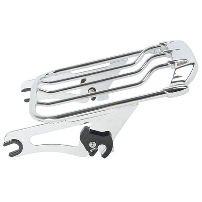 Sissy Bar Passenger Backrest Luggage Rack For Harley Electra Street Glide 09-Up
