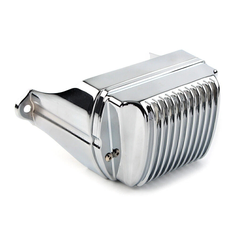 Chrome Front Voltage Regulator Cover Trim Accent Fit for Harley Bagger 1997-2011