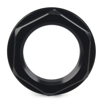 Triple Tree Stem Yoke Center Hole Nut for Universal Motorcycle Aluminum Black US