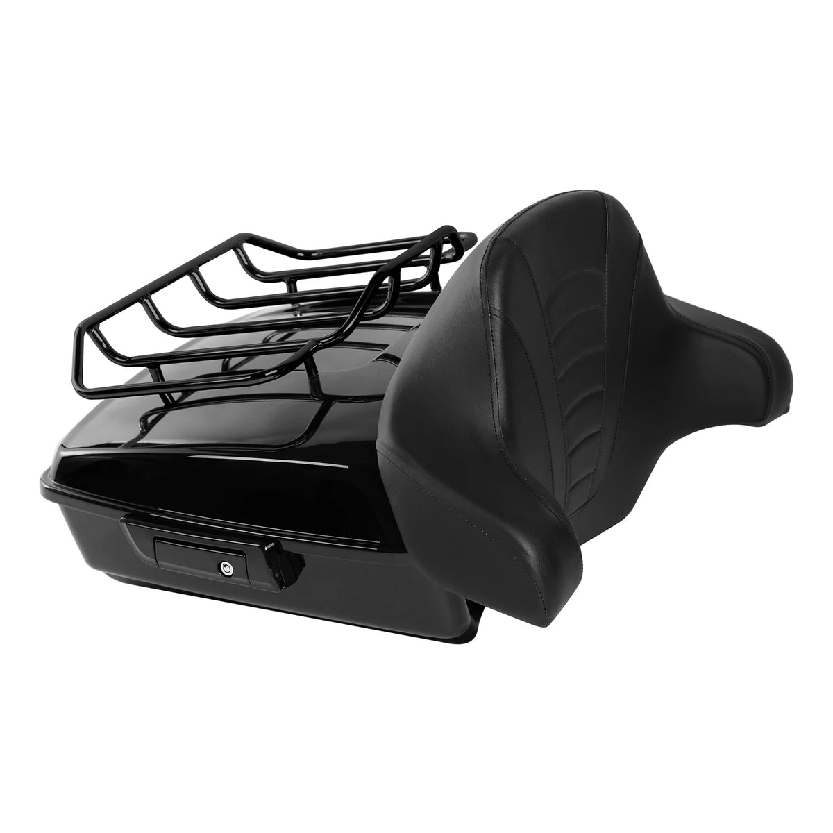 Chopped Trunk Pad Mount Rack Base Plate For Harley Touring Road King Glide 14-Up