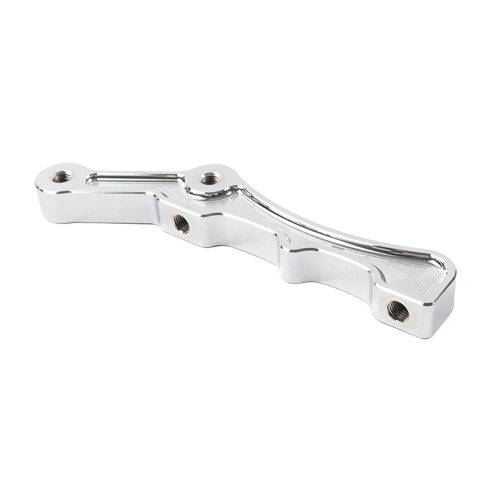 CNC Motorcycle Radial Front Brake Caliper Mount Bracket For Harley Chrome