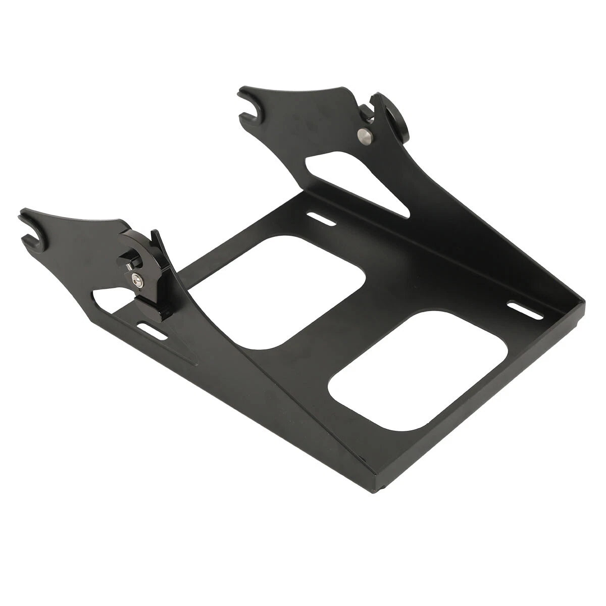 Chopped Trunk Black Mount Rack Fit For Harley Street Road Glide King 2014-Up US