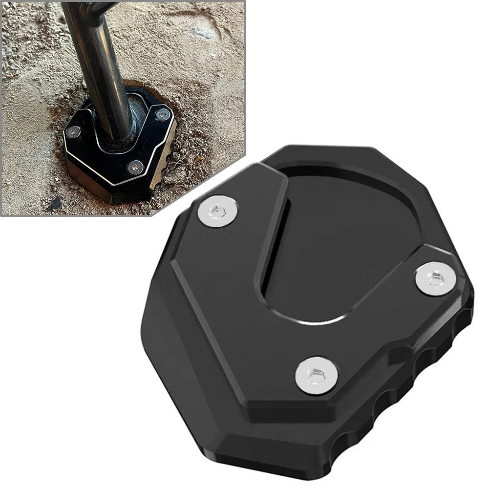 CNC Side Stand Enlarge Kickstand Pad For Honda XL750 TRANSALP 2023-2024 Black