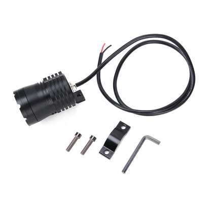 1Pcs 4LED White Motorcycle Headlight Spot Lights Fog Lamp Waterproof