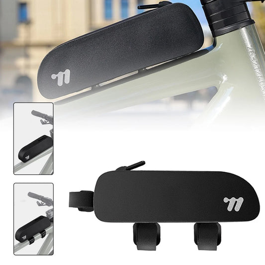 Black Bike Front Bag Top Frame Tube Bag Waterproof TPU Bicycle Cycling Pannier