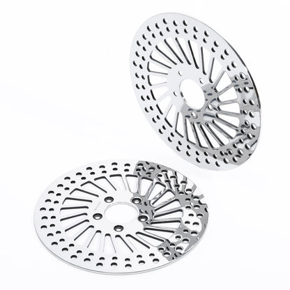 23" Front Wheel Rim Dual Disc Hub Brake Rotor For Harley Road Glide ABS 08-25 US