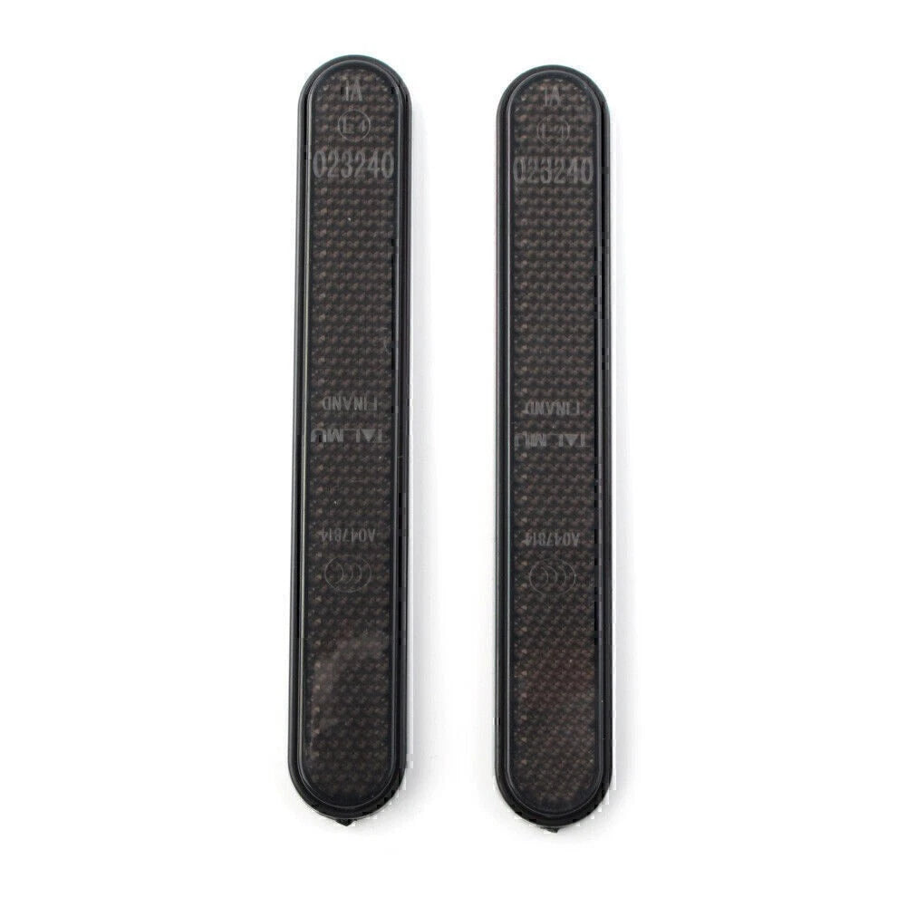 2x Smoke Rear Shock Absorber Reflector Strip For Harley Sportster 883 10 X48 US