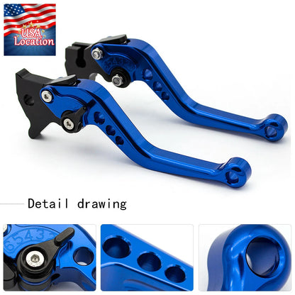 For FZ1 FAZER 2001-2005 R6S USA VERSION 2006-2009 CNC Brake Clutch Levers Grips