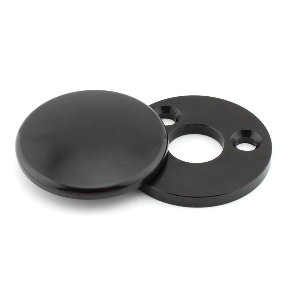 Black Motorcycle Fork Lock Cover Aluminum Alloy Fit for Harley Road King 1994-up