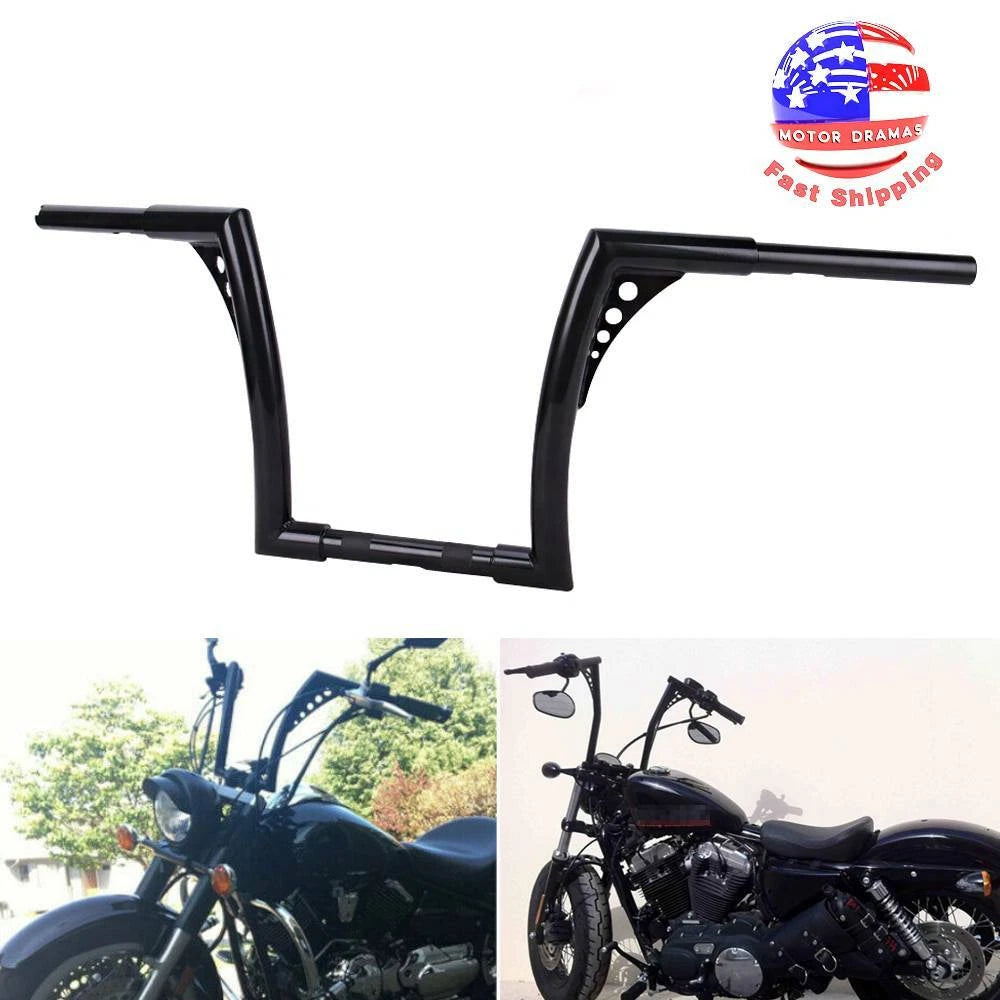 1-1/4" Fat 10" Rise Ape Hangers Handlebar For Harley Sportster XL 1200 883