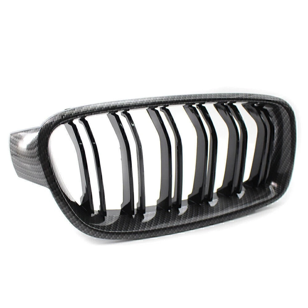 Front Frame Grille Grill M3 Style For BMW 3 Series F30 31 12-18 Carbon Black USA
