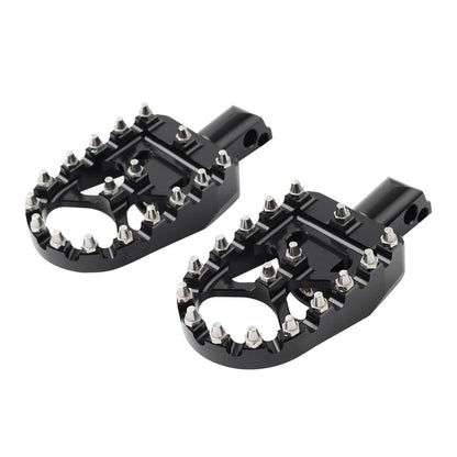 Rear Black  FootPeg Passenger Pedal For Harley FXBB FXLR FXLRS FXLRST FXST FLSB