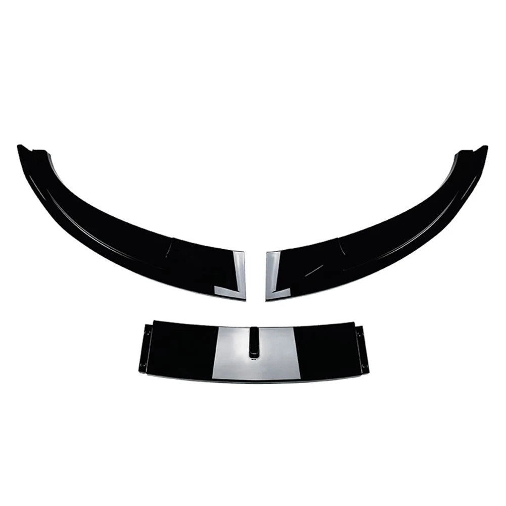 US Front Bumper Lip Splitter Spoiler For BMW 5 Series E60 E61 M5 2005-2010 Black