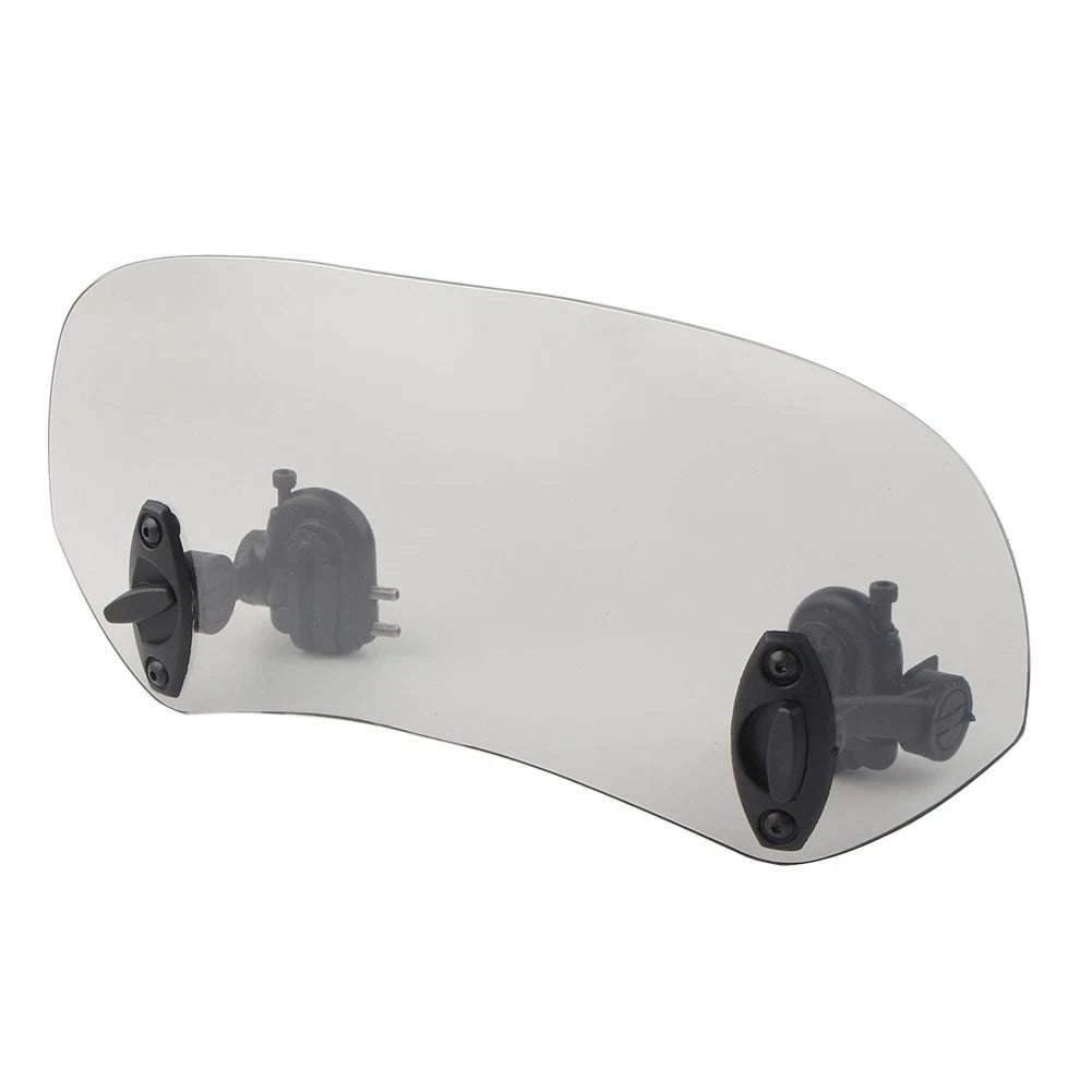 280mm Adjustable Windshield Extension Spoiler Wind Deflector Universal Smoke US