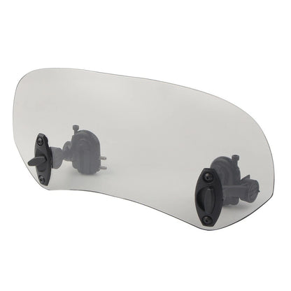 280mm Adjustable Windshield Extension Spoiler Wind Deflector Universal Smoke US