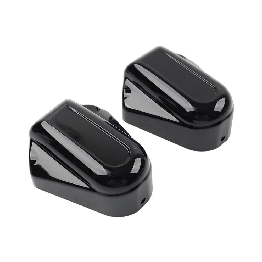 Bar Shield Rear Axle Covers Swingarm Cap For Harley Softail FLSTN 2008-up US
