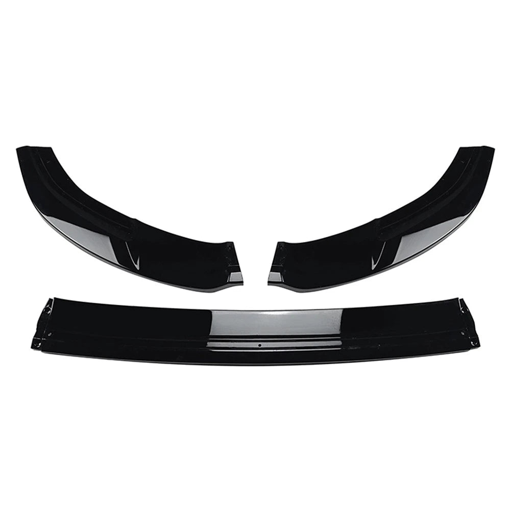 Front Bumper Splitter Spoiler Lip For Volkswagen Golf MK7 R R-Line 2014-2020