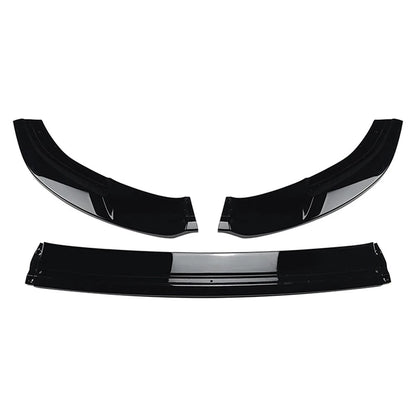 Front Bumper Splitter Spoiler Lip For Volkswagen Golf MK7 R R-Line 2014-2020