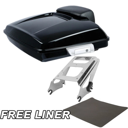 Razor Trunk Pad Mount Rack Luggage Fit For Harley Touring FLHT FLHX 2009-2013 12