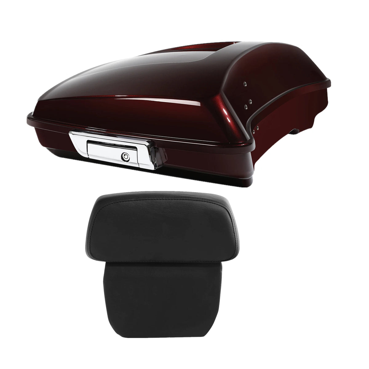 Razor Trunk Backrest Fit For Harley Touring Road Glide 2014-2025 Twisted Cherry