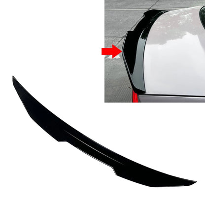 Glossy Black Rear Trunk Spoiler Wing For Audi A4 B8.5 S4 Sedan 2013-2016