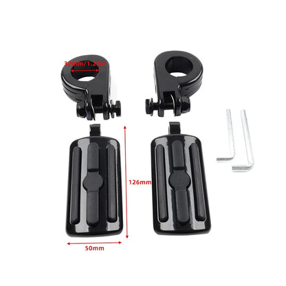 32MM 1.25" Highway Engine Guard Foot Pegs Mount Fit Harley Electra Street Glide