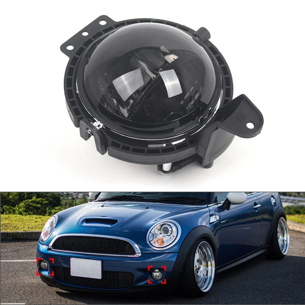 Smoked Black Front Fog Light No Bulbs For BMW Mini R55 R56 R57 R58 R59 2006-2014