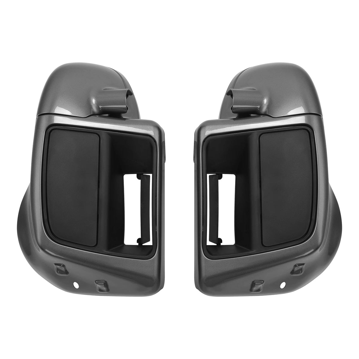 Lower Vented Fairings Fit For Harley CVO Street Road Glide 14-Up Charcoal Pearl
