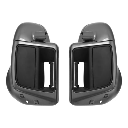 Lower Vented Fairings Fit For Harley CVO Street Road Glide 14-Up Charcoal Pearl