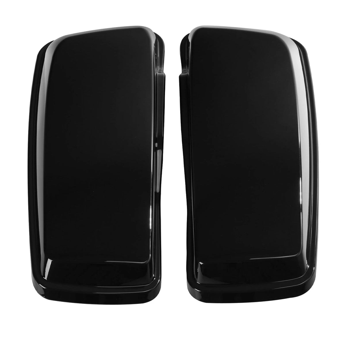 Vivid Black Hard Saddlebag Lids Fit For Harley Touring Street Road Glide 2014-24