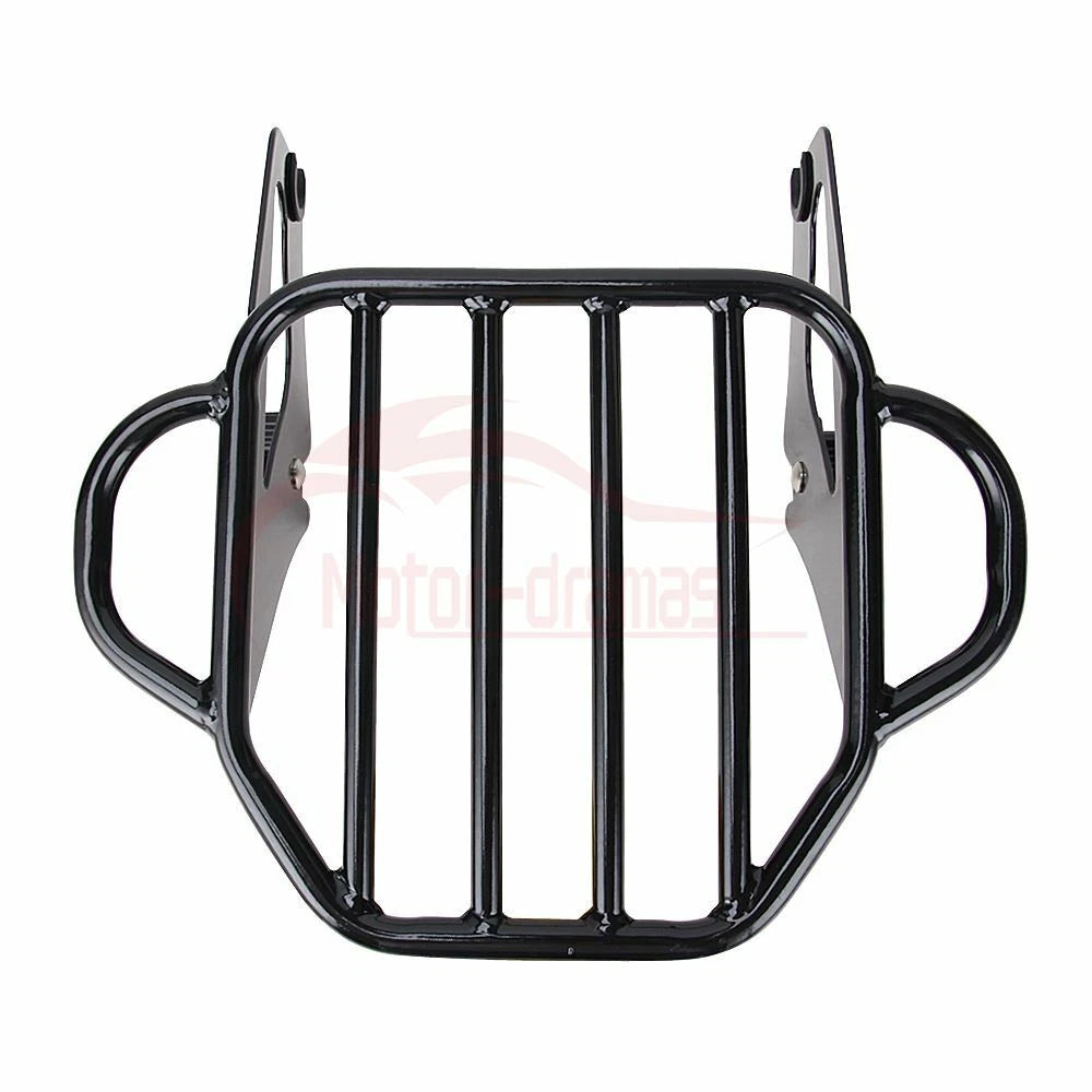 Black Trunk Tour pak pack Mounting Rack+Docking Kit For Harley 2014-2022 Touring