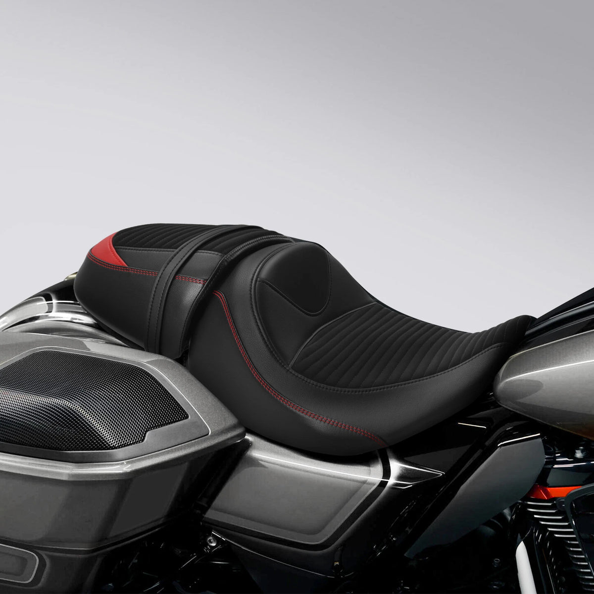 Driver & Passenger Seats Fit For Harley Touring CVO Road Street Glide 2023-2024