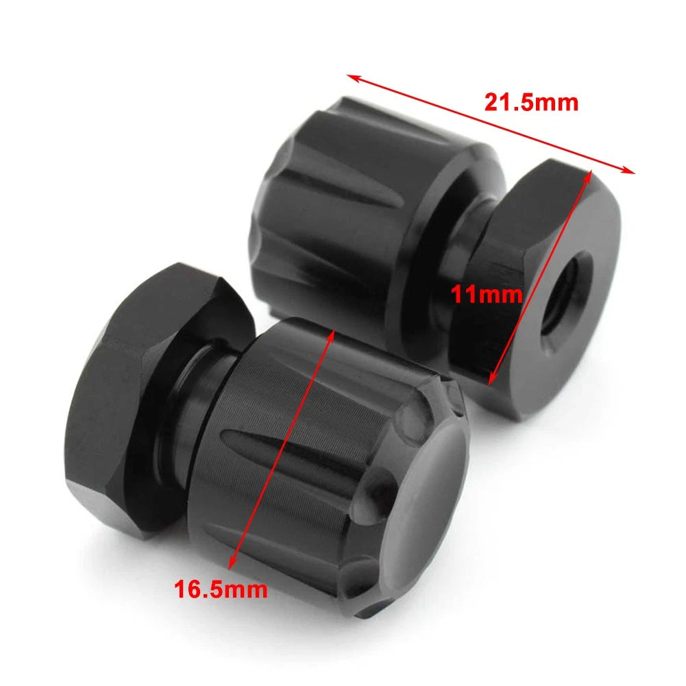 1 Pair Solo Mounting Nuts Bolts Fit Harley Road King Road Glide Softai Fat Boy