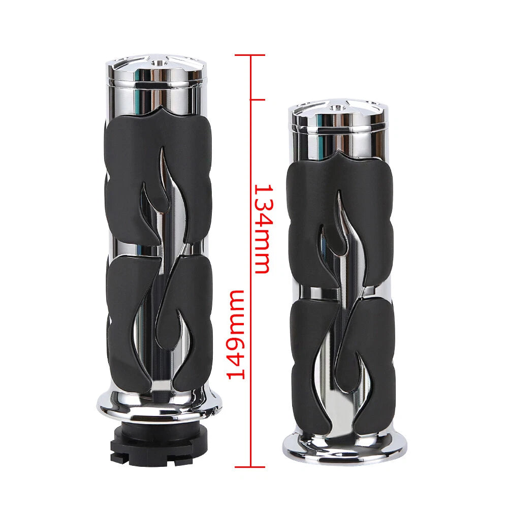 1" Motorcycle Handlebar Hand Grips For Harley Touring Road Glide Softail Custom