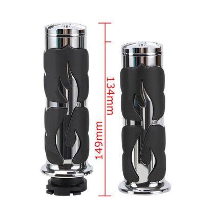 1" Motorcycle Handlebar Hand Grips For Harley Touring Road Glide Softail Custom