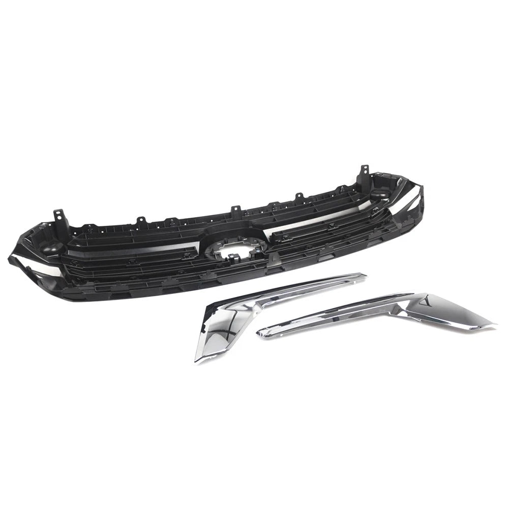 Front Bumper Center Grille Set For Toyota Land Cruiser LC200 2016-2021
