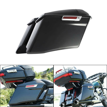 4" Extended Hard Saddlebags 5x7" Speaker Lids Fit For Harley CVO Touring 14-Up