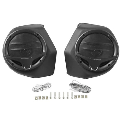 King Trunk Backrest Pad &Speakers Fit For Harley Touring Road Glide King 2014-25