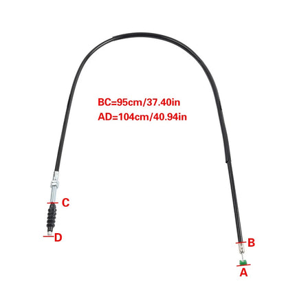 1X  Black Clutch Cable Wire Line For Kawasaki ZX-6R ZX 6R 2009-2022