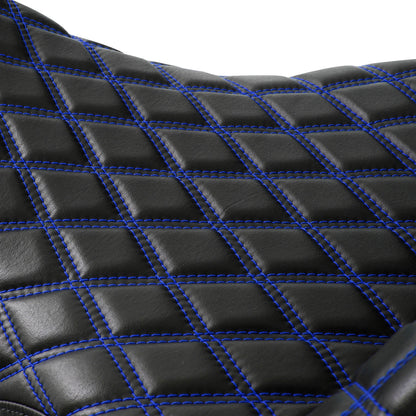 Blue Stitching Driver Passenger Seat Fit For Harley Touring Glide Trike 09-23