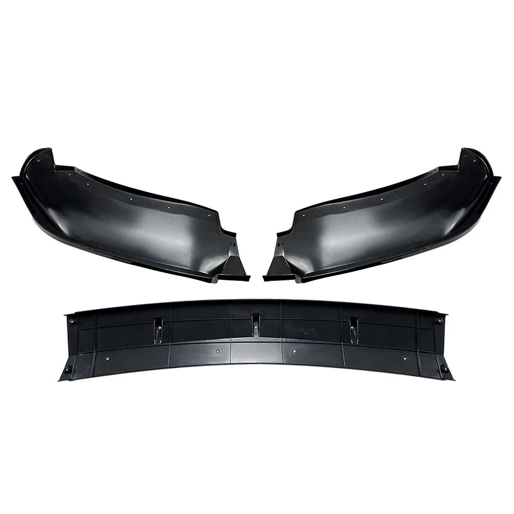 Glossy Black Front Bumper Splitter Spoiler Lip For BMW X6 G06 M Sport 2019-2023